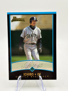 2001 Bowman Draft Picks #BDP84 Ichiro Suzuki RC HOF Rookie Card