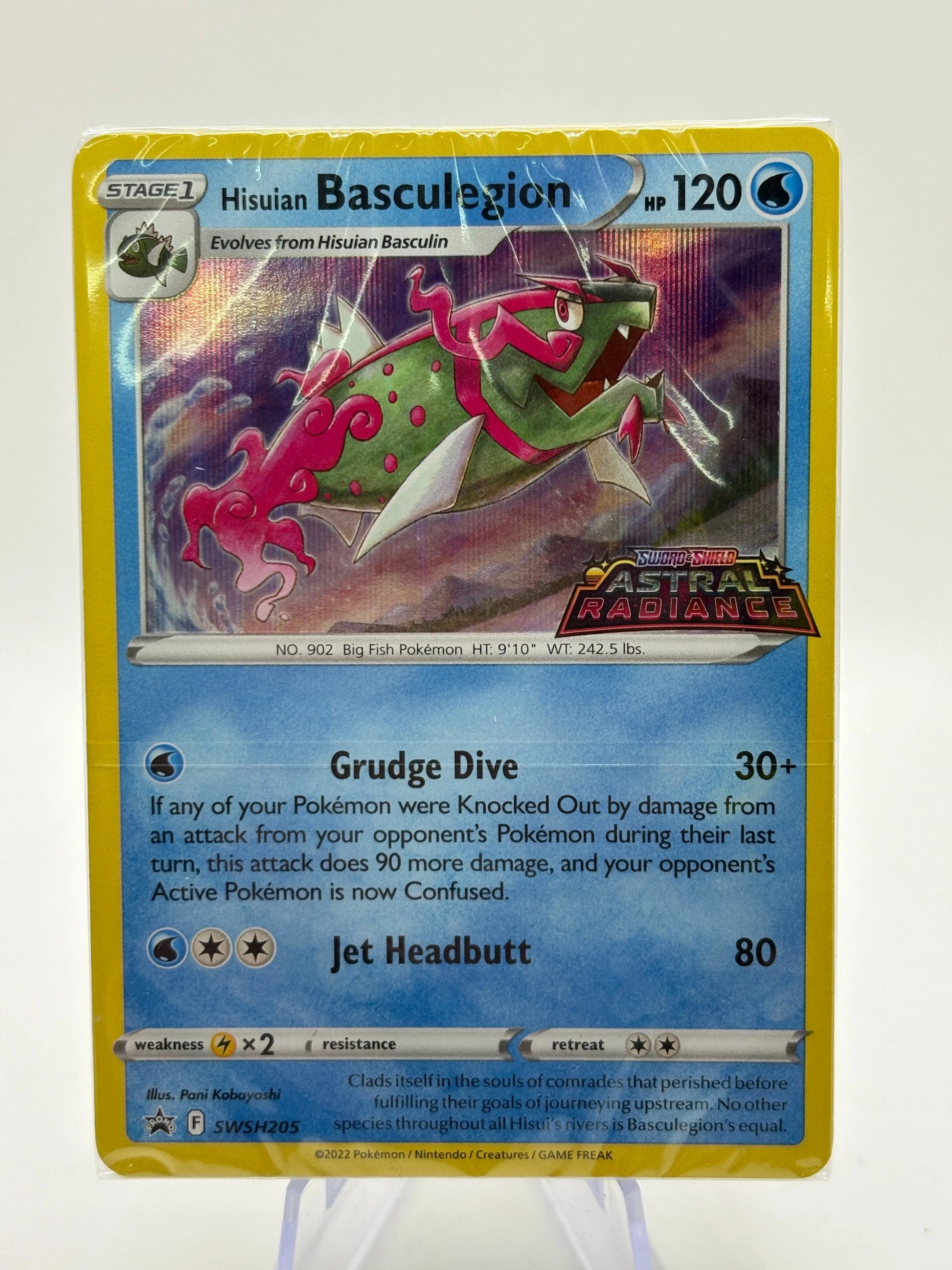 Pokemon TCG SWSH Promos - Hisuian Basculegion SWSH205 Stamped Sealed Deck FRENLY BRICKS - Open 7 Days