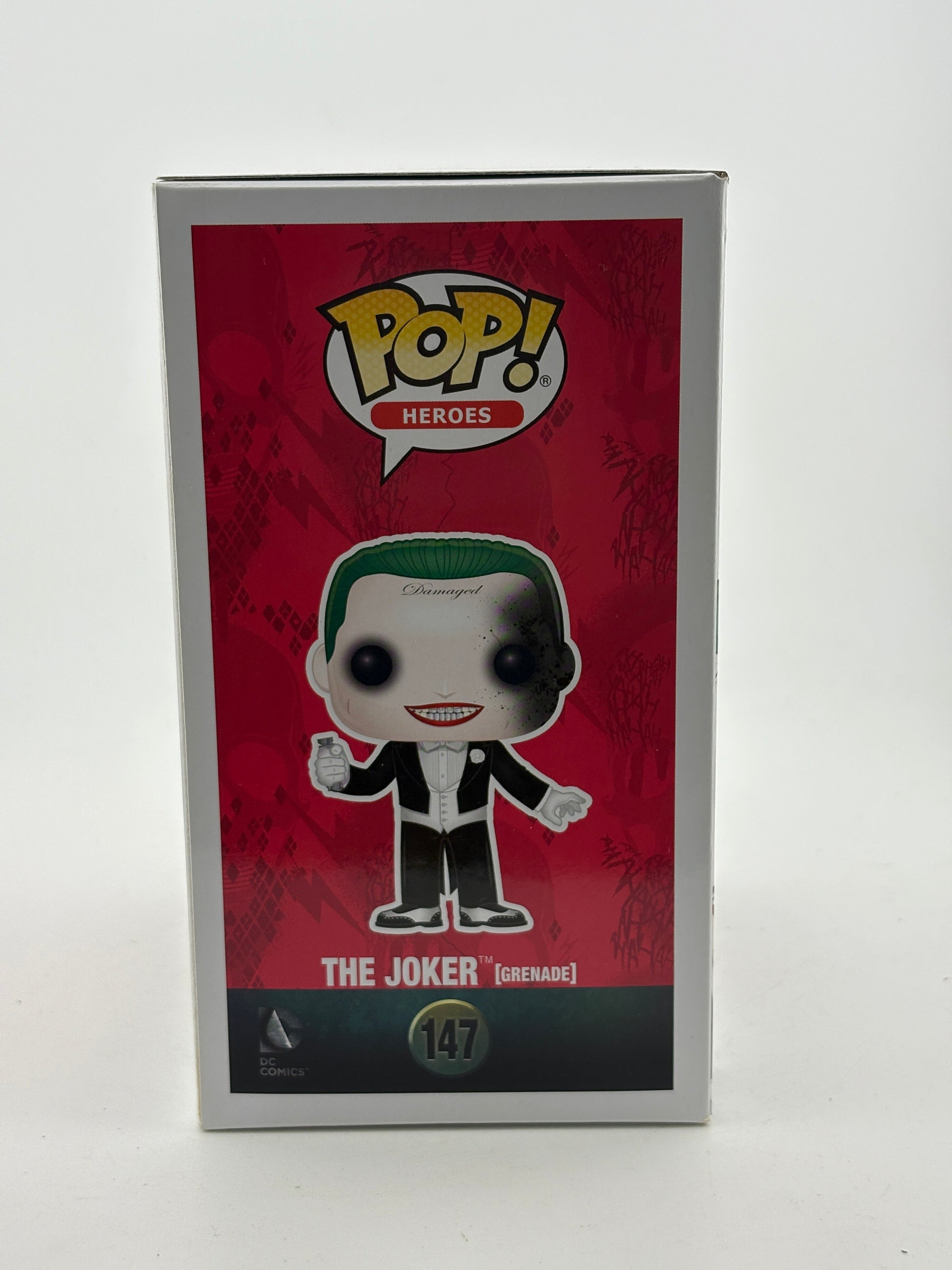 Funko POP! Heroes Suicide Squad #147 The Joker [Grenade] 2016 NYCC Limited FRENLY BRICKS - Open 7 Days