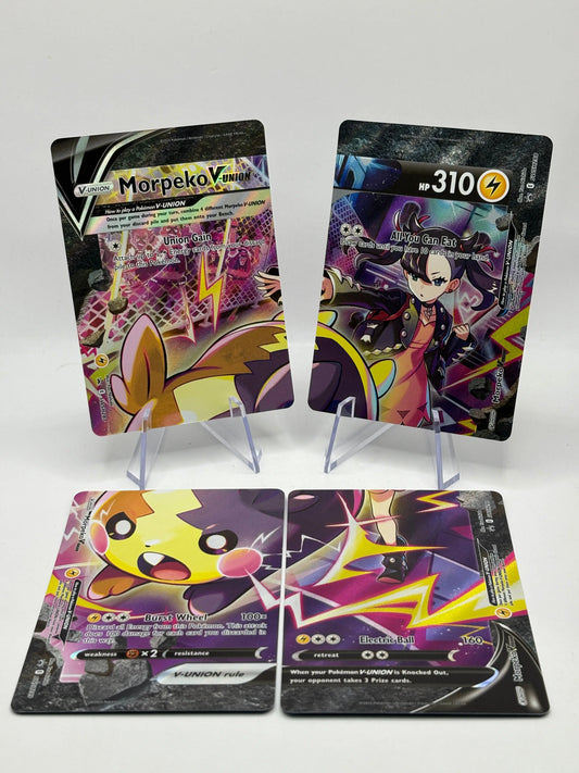 Pokemon TCG SWSH Promos - Morpeko V Union 287, 288, 289, 290 (1) FRENLY BRICKS - Open 7 Days