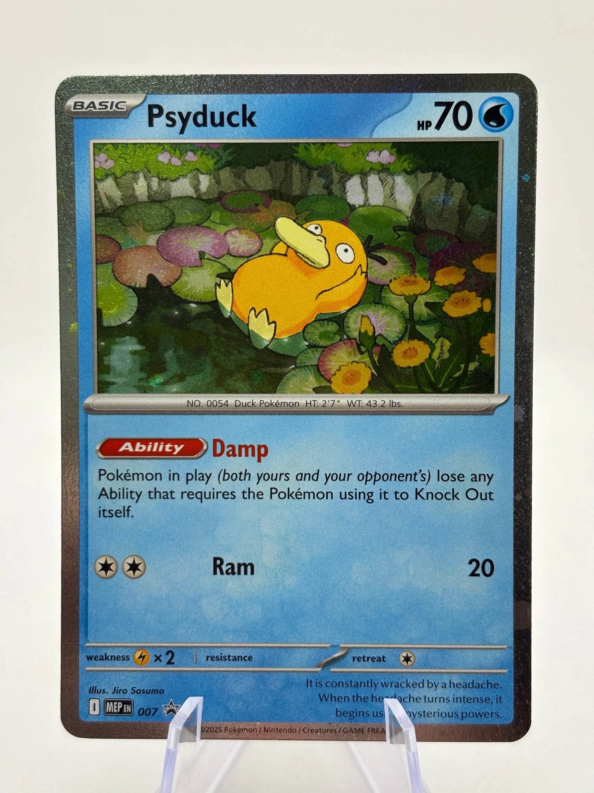 Pokemon TCG Mega Evolution Promos - Psyduck 007 Black Star Promo NM FRENLY BRICKS - Open 7 Days