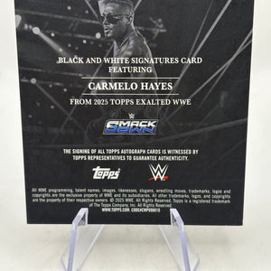 2025 Topps Exalted WWE - Carmelo Hayes Auto /99 FRENLY BRICKS - Open 7 Days