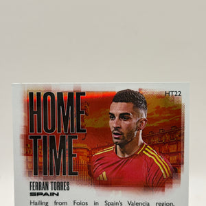 2025 Futera Fans Selection - Home Time HT22 Ferran Torres 10/10 Book End FRENLY BRICKS - Open 7 Days