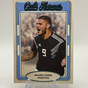 2025 Futera Unique World Football  Mauro Icardi #CH06 - Club Heroes 16/16 Book End FRENLY BRICKS - Open 7 Days