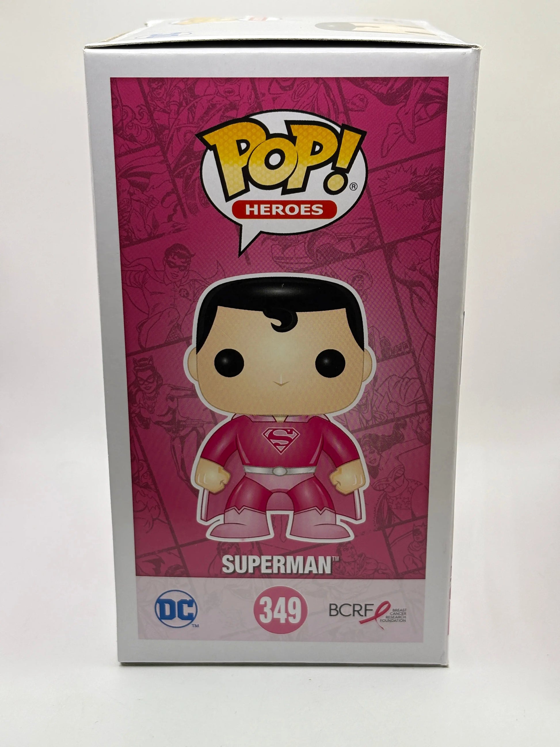Funko POP! Heroes #349 Superman Dean Cain Signed PSA COA FRENLY BRICKS - Open 7 Days