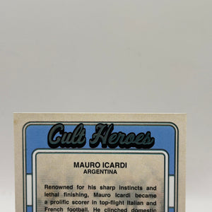 2025 Futera Unique World Football  Mauro Icardi #CH06 - Club Heroes 16/16 Book End FRENLY BRICKS - Open 7 Days