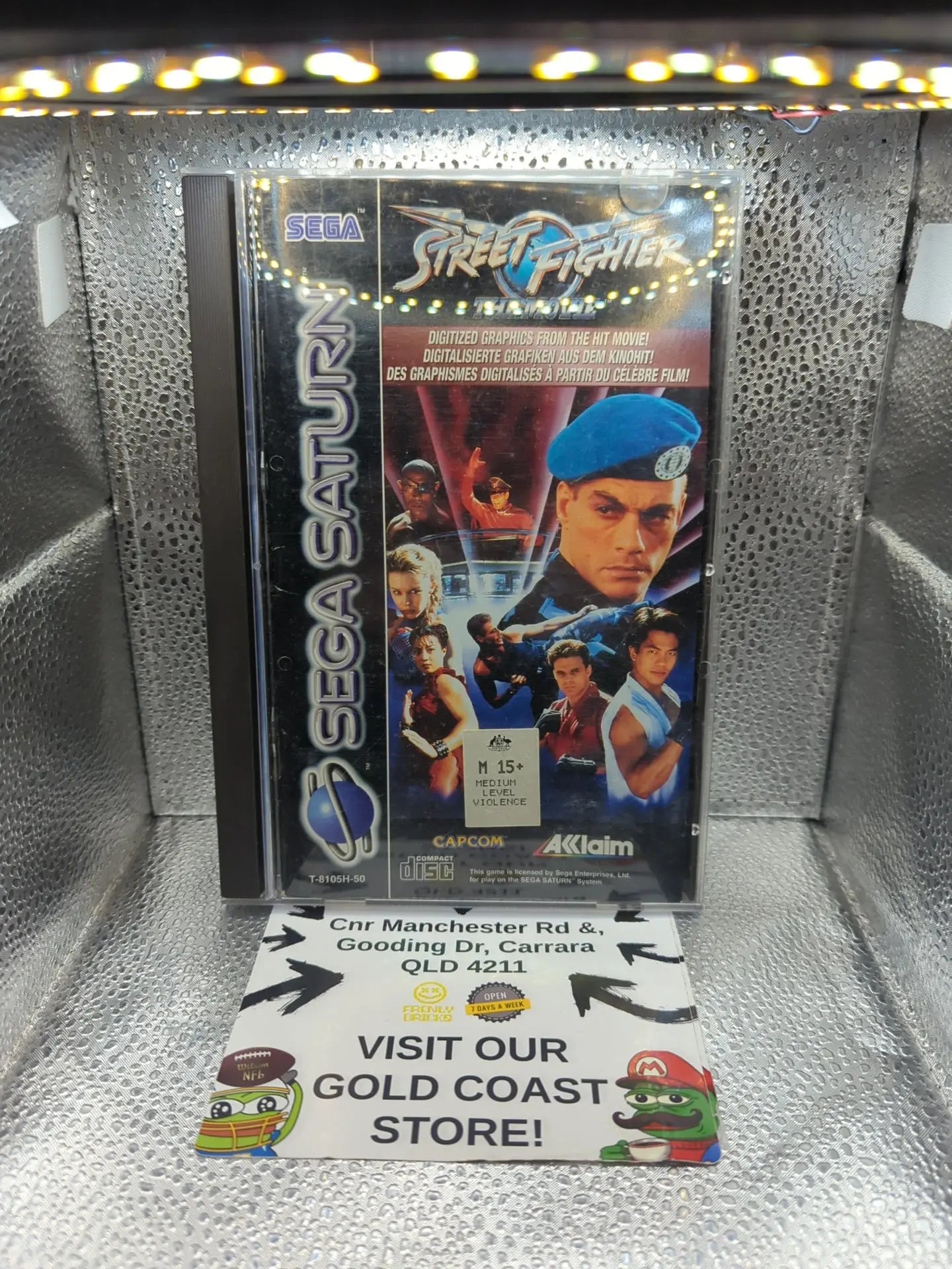 Street Fighter The Movie Sega Saturn [GH] PAL Fighting FRENLY BRICKS - Open 7 Days