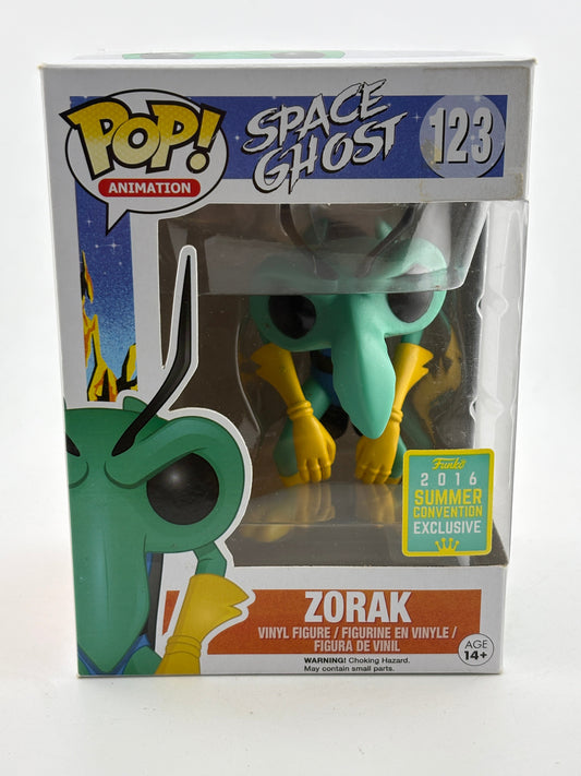 Funko POP! Animation Space Ghost #123 Zorak 2016 Summer Con Exclusive FRENLY BRICKS - Open 7 Days