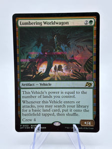 Magic The Gathering Draft - Lumbering Worldwagon Promo 0422 Bundle