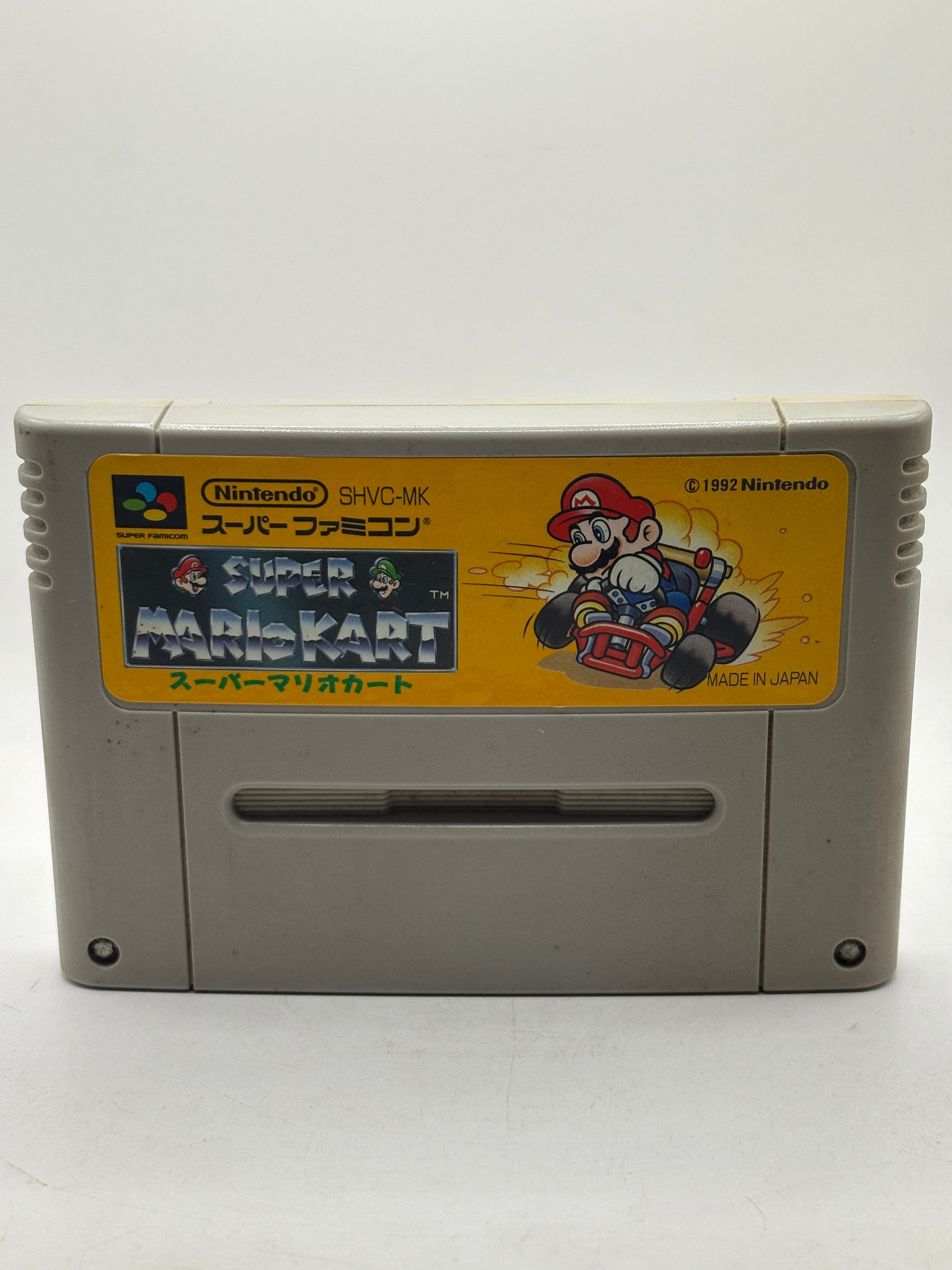 Nintendo Super Famicom Video Game Cartridge Super Mario Kart Japanese FRENLY BRICKS - Open 7 Days
