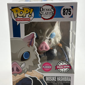 Funko POP! Animation Demon Slayer #875 Inosuke Hashibira Flocked SE FRENLY BRICKS - Open 7 Days