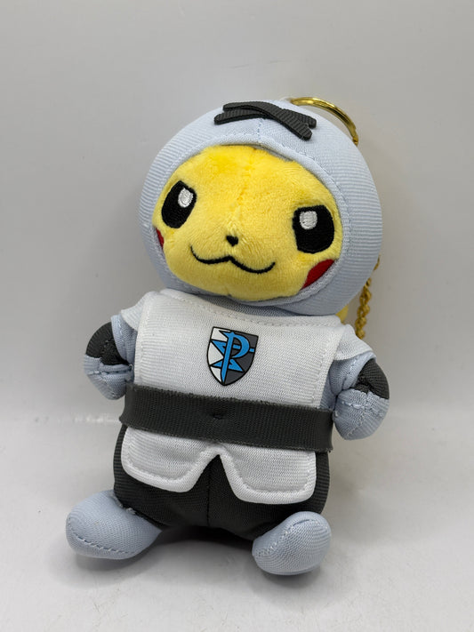 Pokemon Center Pikachu Team Plasma Grunt Costume Plush Keychain FRENLY BRICKS - Open 7 Days