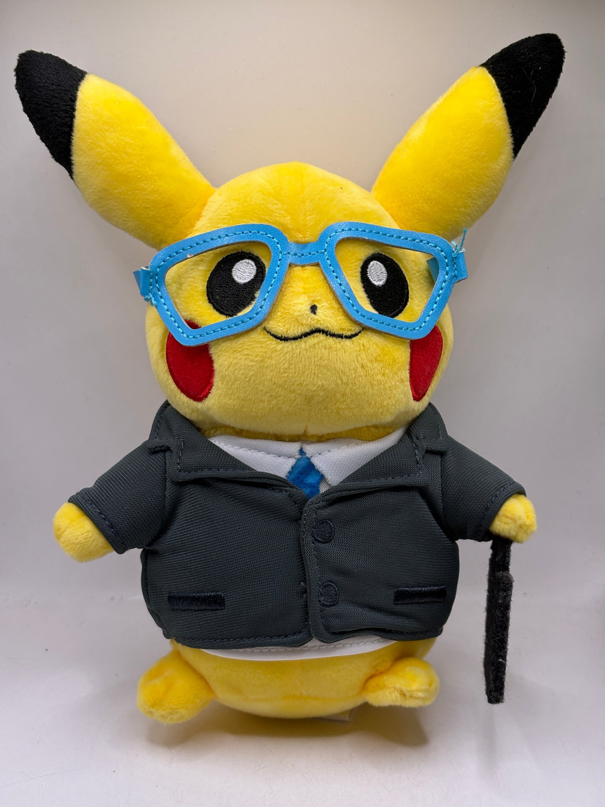 Pokemon Center Plush Pikachu 2015 Glasses Suit FRENLY BRICKS - Open 7 Days
