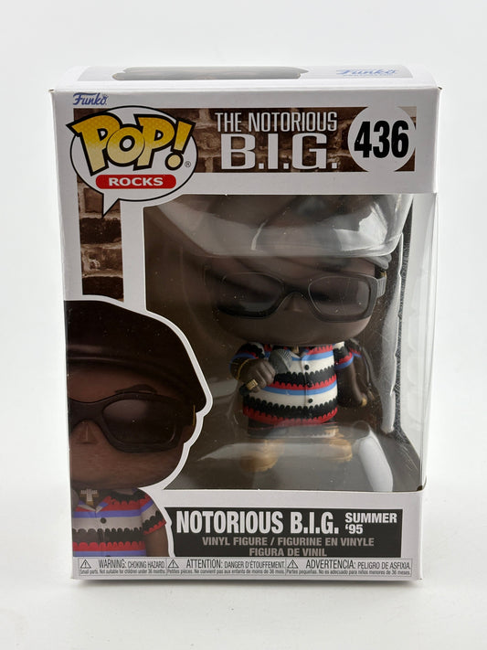 Funko POP! Rocks The Notorious B.I.G #436 Notorious B.I.G Summer ‘95 FRENLY BRICKS - Open 7 Days