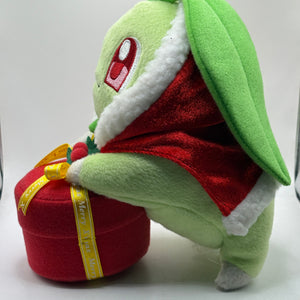Pokemon Center Plush 2009 Christmas Chikorita 8” FRENLY BRICKS - Open 7 Days