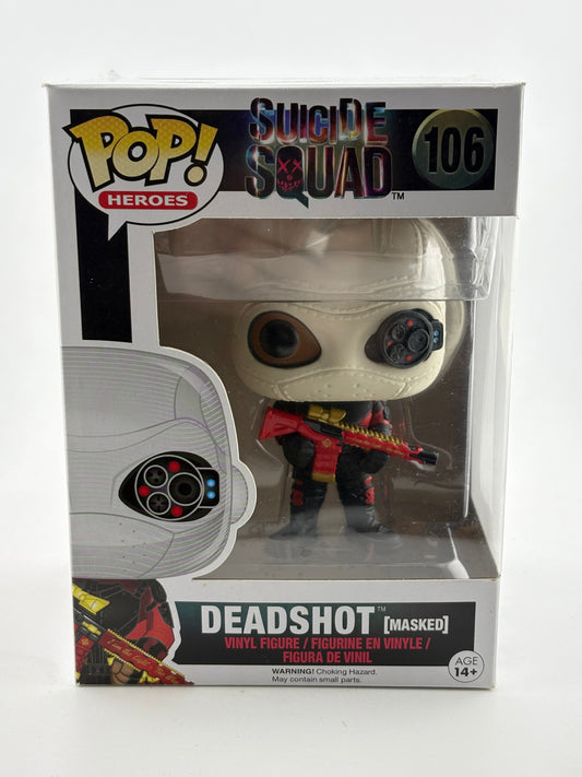 Funko POP! Heroes Suicide Squad #106 Desdshot [Masked] Vinyl Figure FRENLY BRICKS - Open 7 Days