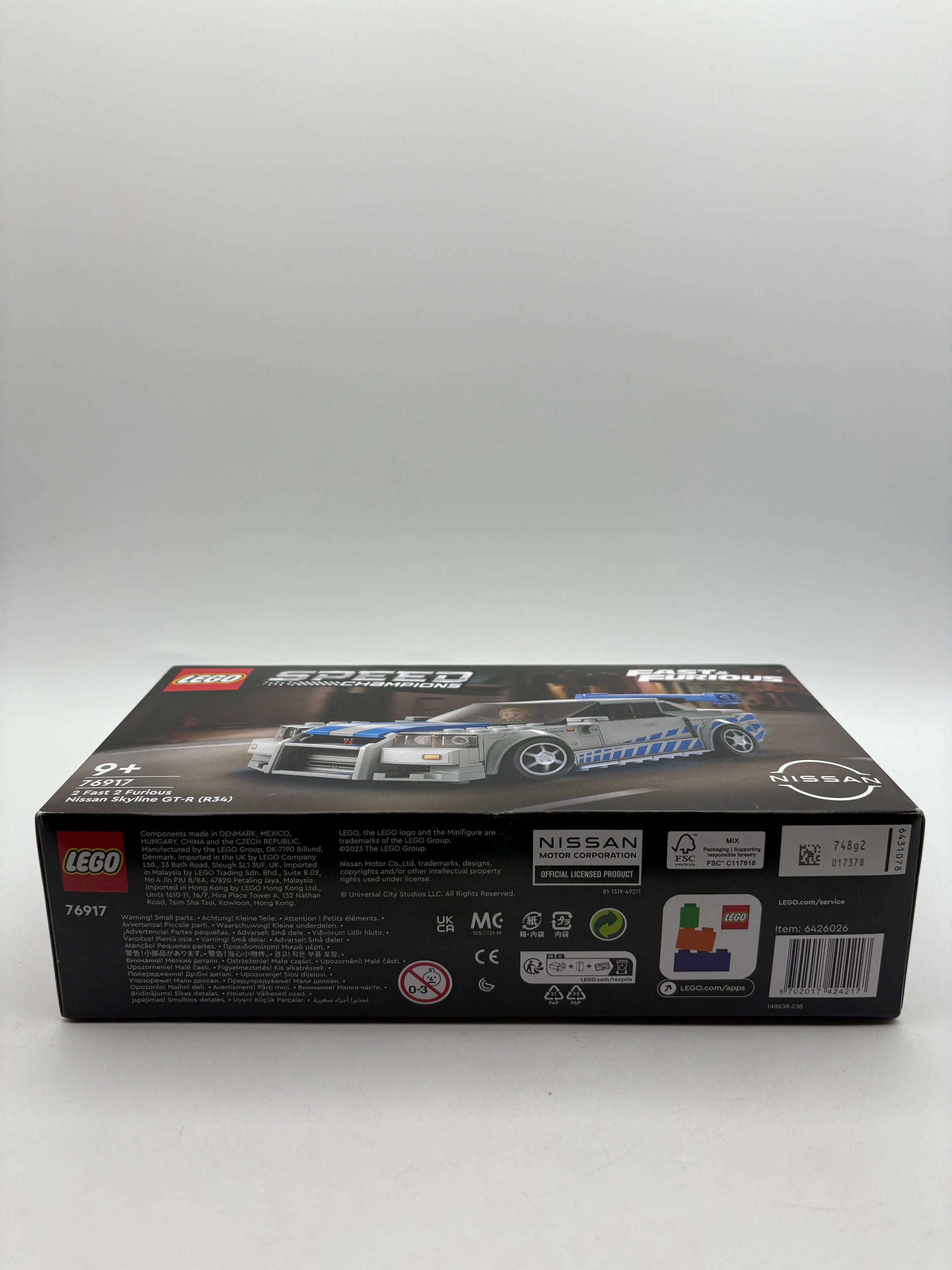 Lego Speed Champions 76917 2 Fast 2 Furious Nissan Skyline GT-R (R34) FRENLY BRICKS - Open 7 Days