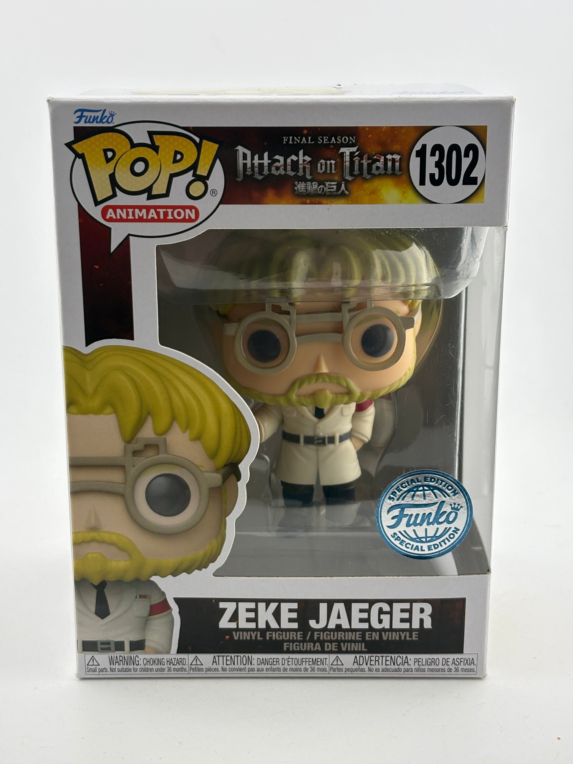 Funko POP! Animation Attack on Titan #1302 Zeke Jaeger Vinyl Figure SE FRENLY BRICKS - Open 7 Days