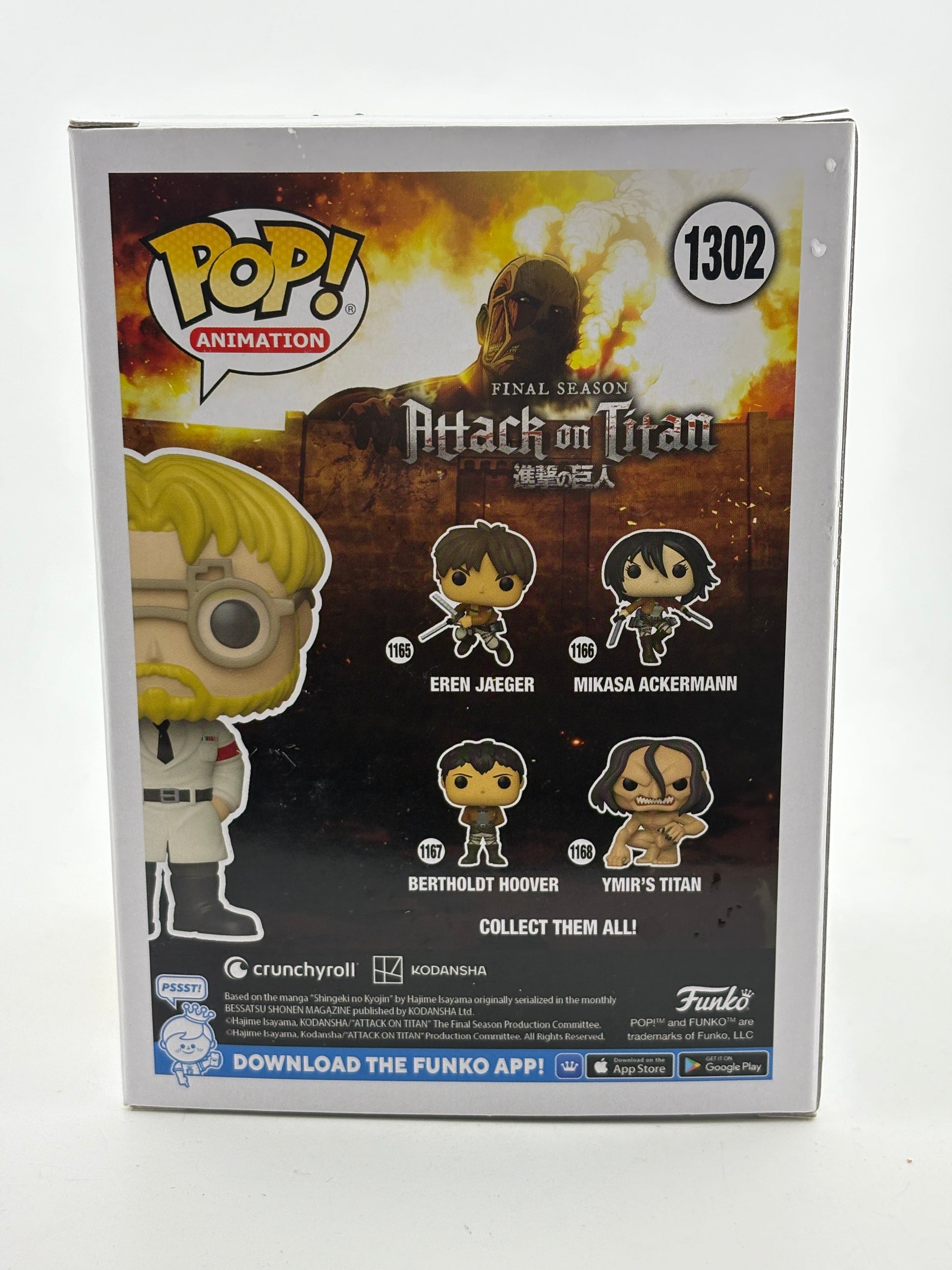 Funko POP! Animation Attack on Titan #1302 Zeke Jaeger Vinyl Figure SE FRENLY BRICKS - Open 7 Days