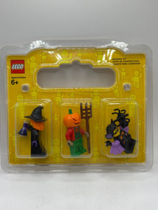 LEGO Halloween Minifigure 3-Pack Witch Vampire Pumpkin Scarecrow 852766 New