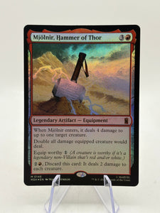 Mjolnir, Hammer of Thor Marvel Super Heroes Foil M0146 MTG