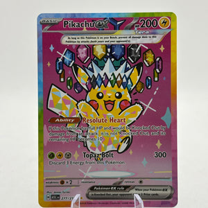 Pokemom TCG Ascended Heroes - Pikachu EX 277/217 Special Illustration Rare NM FRENLY BRICKS - Open 7 Days