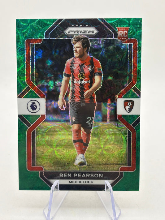 2022-23 Panini Prizm Soccer - Ben Pearson #224 Green Scope /5 FRENLY BRICKS - Open 7 Days