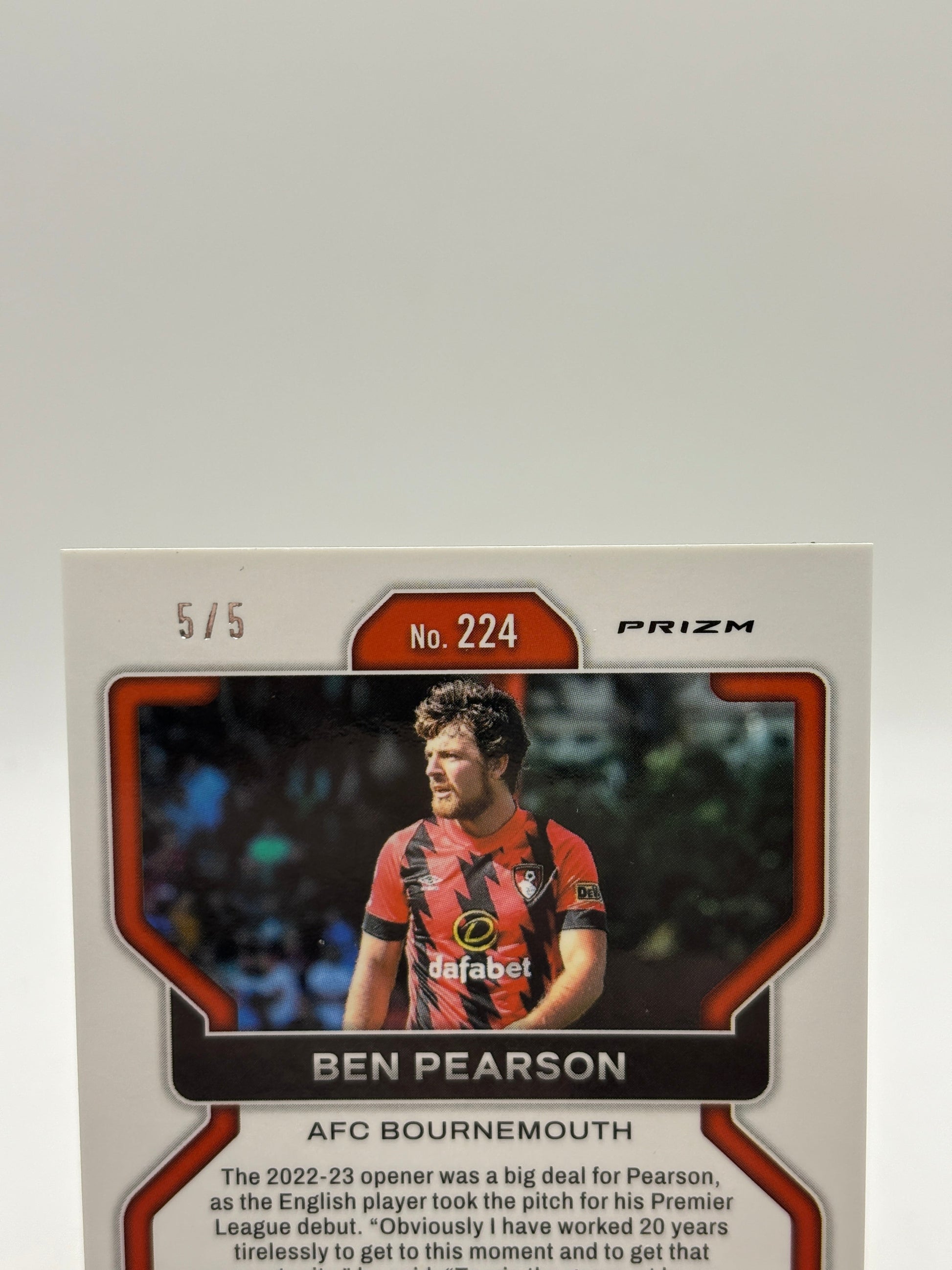 2022-23 Panini Prizm Soccer - Ben Pearson #224 Green Scope /5 FRENLY BRICKS - Open 7 Days