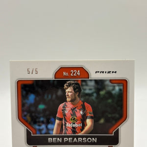 2022-23 Panini Prizm Soccer - Ben Pearson #224 Green Scope /5 FRENLY BRICKS - Open 7 Days