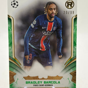 2025 Topps Reverence Champions League - Bradley Barcola #25 /99 FRENLY BRICKS - Open 7 Days