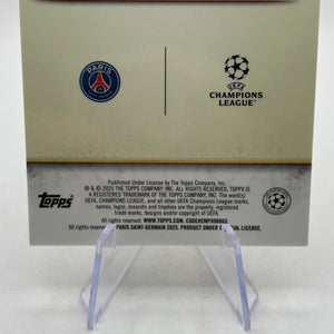 2025 Topps Reverence Champions League - Bradley Barcola #25 /99 FRENLY BRICKS - Open 7 Days