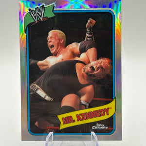 Topps Chrome WWE Heritage 2008 #51 Mr. Kennedy Silver Refractor FRENLY BRICKS - Open 7 Days