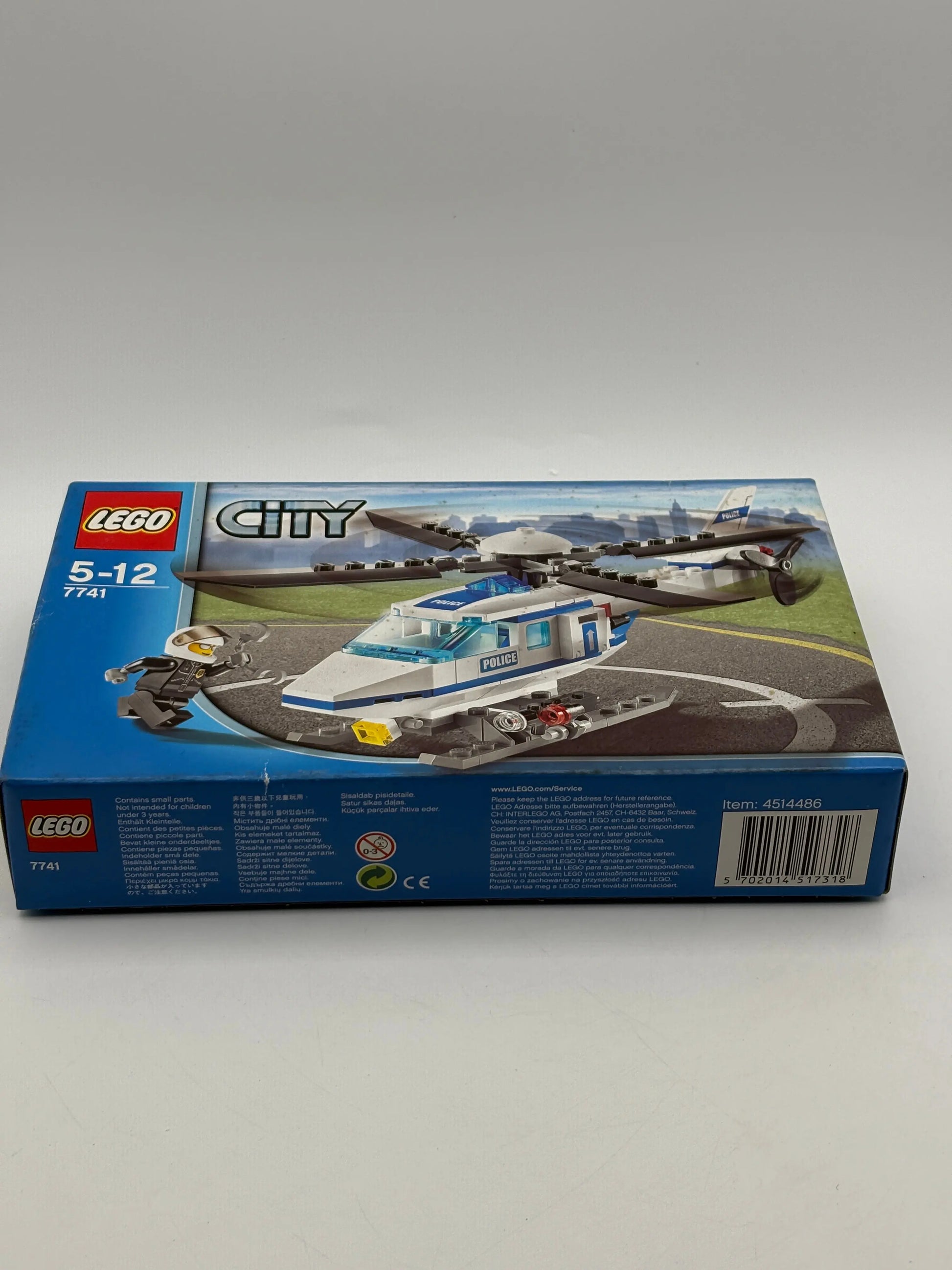 LEGO City #7741 Police Helicopter Brand New in Box Sealed FRENLY BRICKS - Open 7 Days