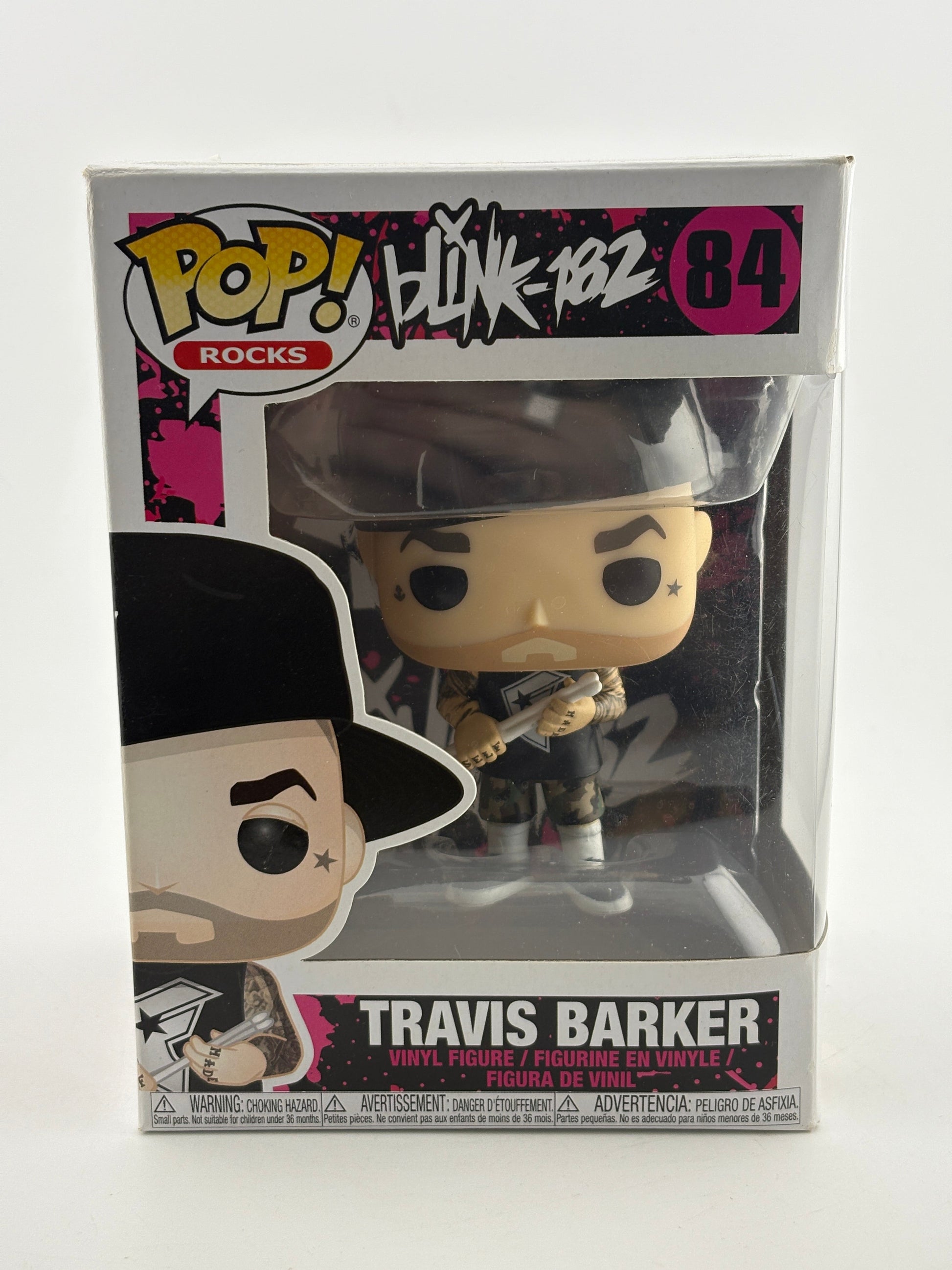 Funko POP! Rocks Blink-182 #84 Travis Barker Vinyl Figure FRENLY BRICKS - Open 7 Days