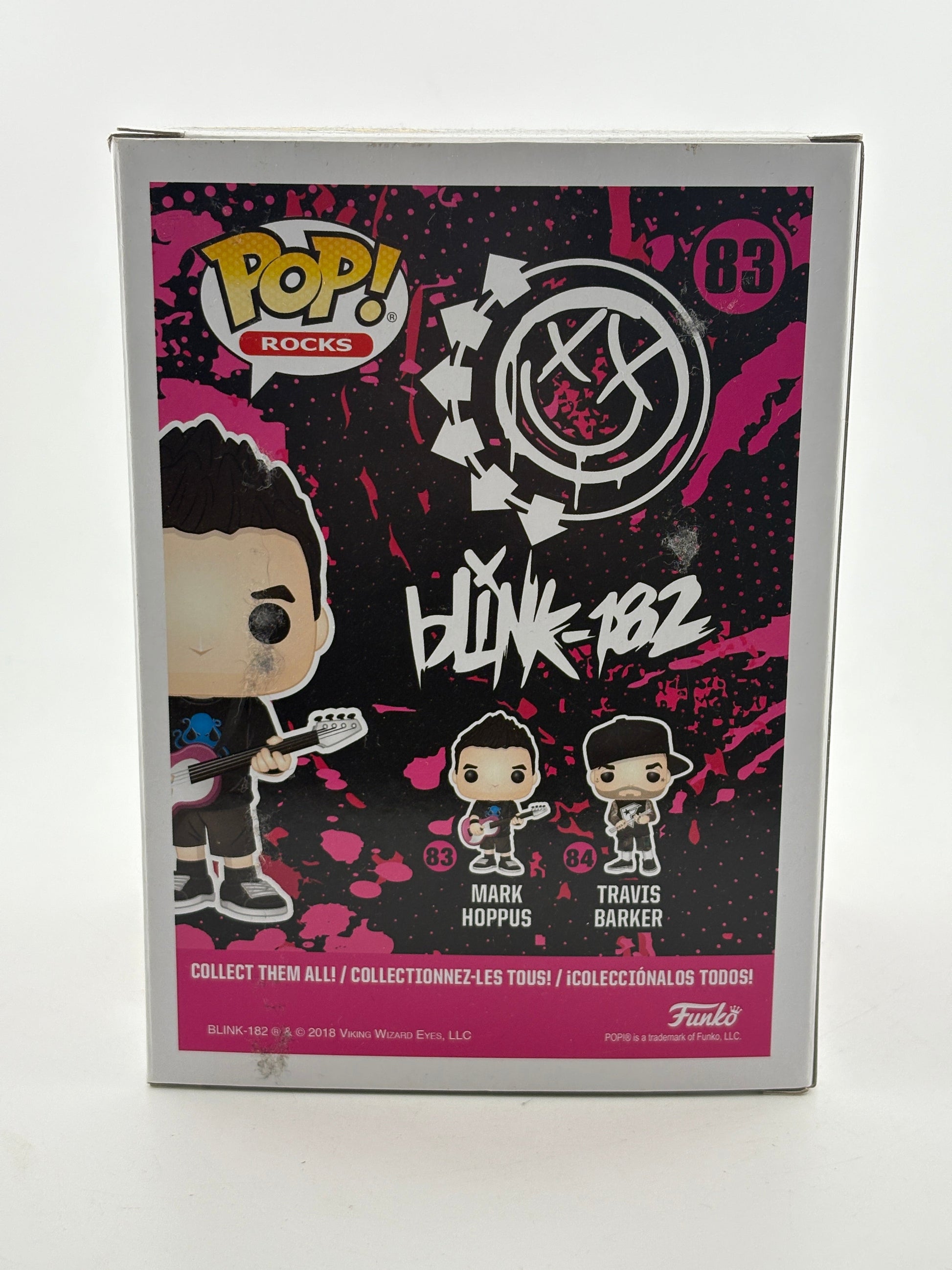 Funko POP! Rocks Blink-182 #83 Mark Hoppus Vinyl Figure FRENLY BRICKS - Open 7 Days