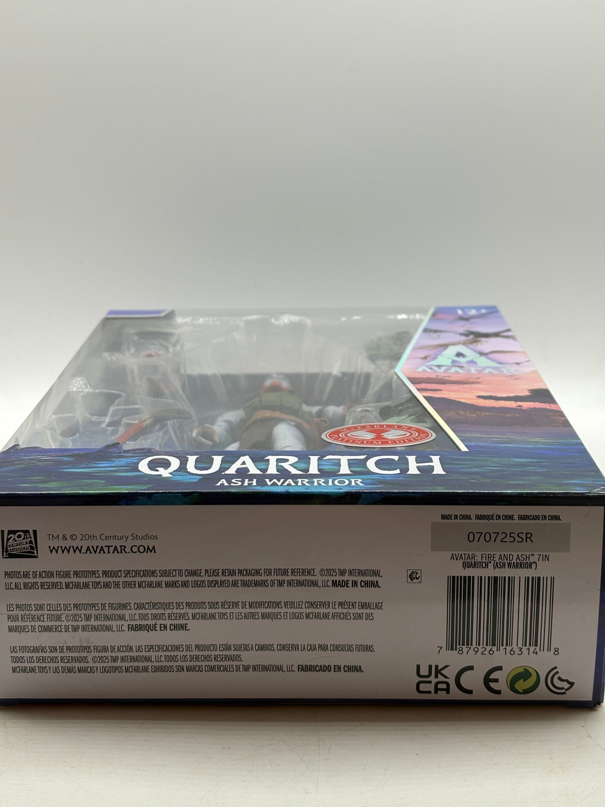 McFarlane Toys Platinum Edition - Avatar Ash Warrior Quaritch OPEN FRENLY BRICKS - Open 7 Days