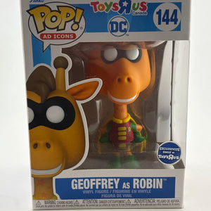Funko POP! Ad Icons Toys R Us x DC #144 Geoffrey as Robin Canada Exclusive FRENLY BRICKS - Open 7 Days