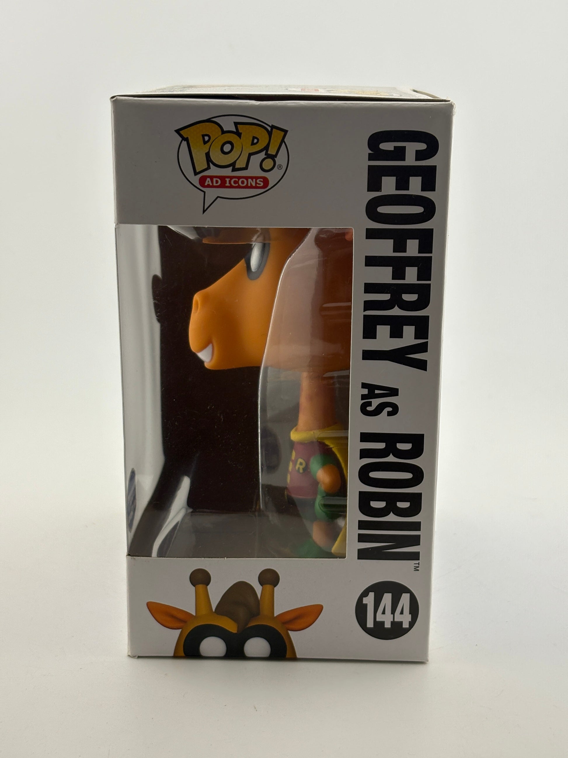 Funko POP! Ad Icons Toys R Us x DC #144 Geoffrey as Robin Canada Exclusive FRENLY BRICKS - Open 7 Days