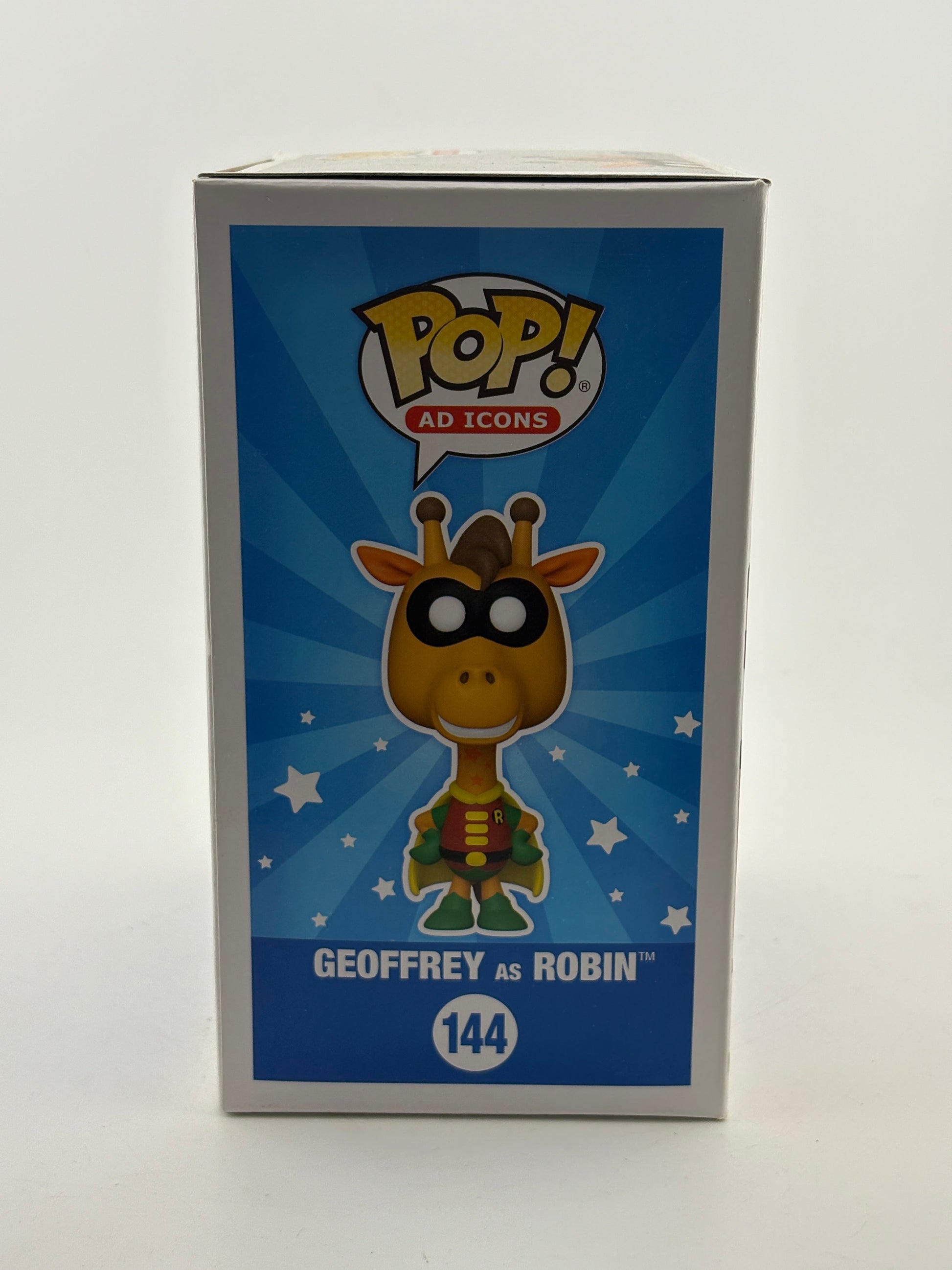Funko POP! Ad Icons Toys R Us x DC #144 Geoffrey as Robin Canada Exclusive FRENLY BRICKS - Open 7 Days