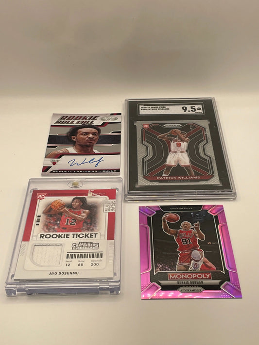 NBA Auto & Graded Chicago Bulls  card lot,bundle - Patrick Williams  + more (lot#54) FRENLY BRICKS - Open 7 Days
