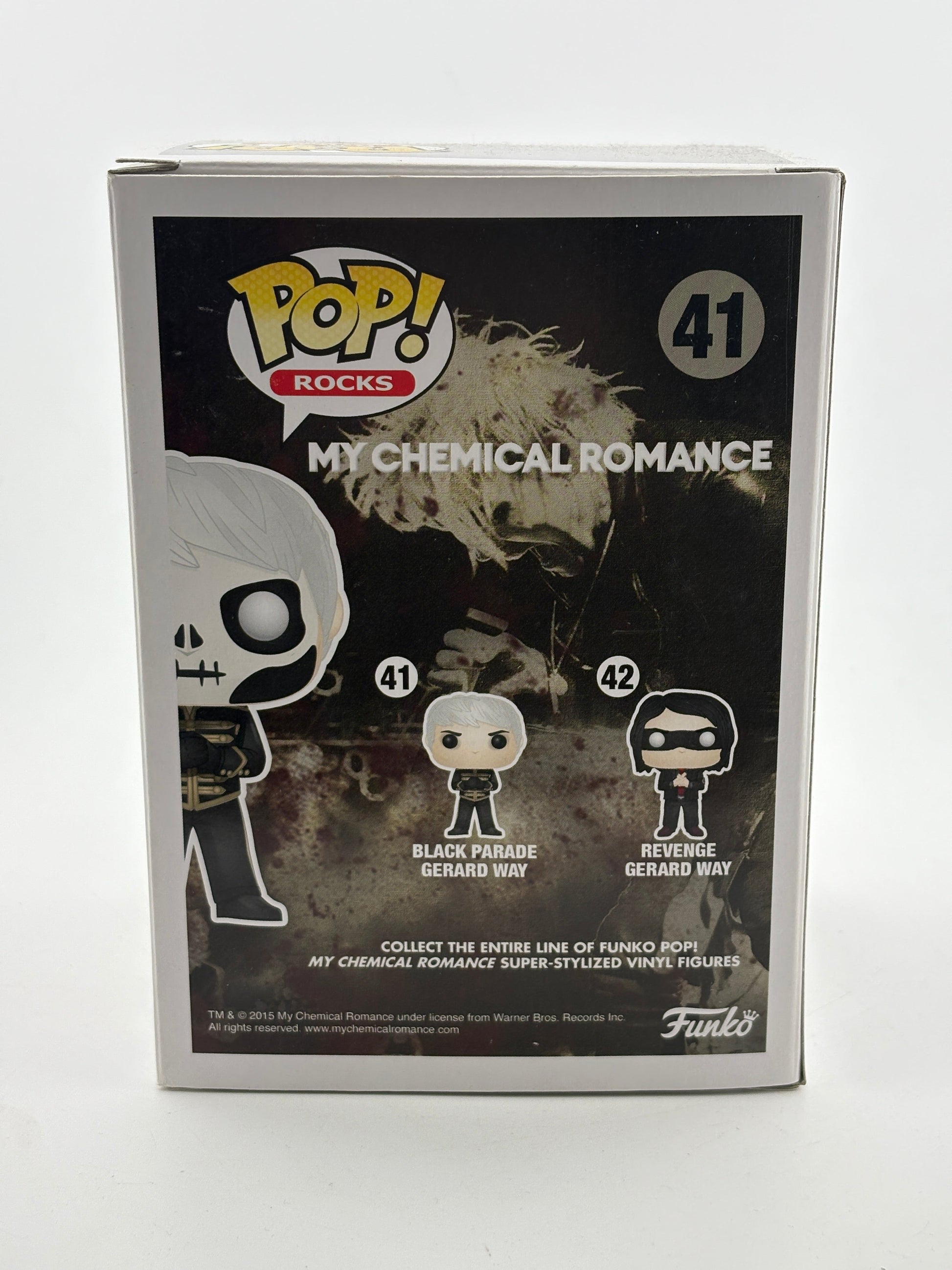 Funko POP! Rocks My Chemical Romance #41 Skeleton Gerard Way Vinyl Figure FRENLY BRICKS - Open 7 Days