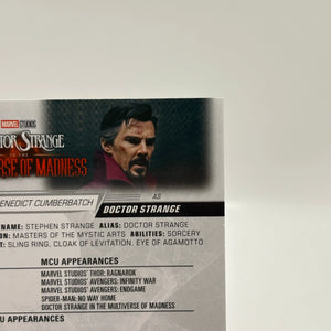 2024 Upper Deck Marvel Studios Series 2 Benedict Cumberbatch Doctor Strange /100 FRENLY BRICKS - Open 7 Days