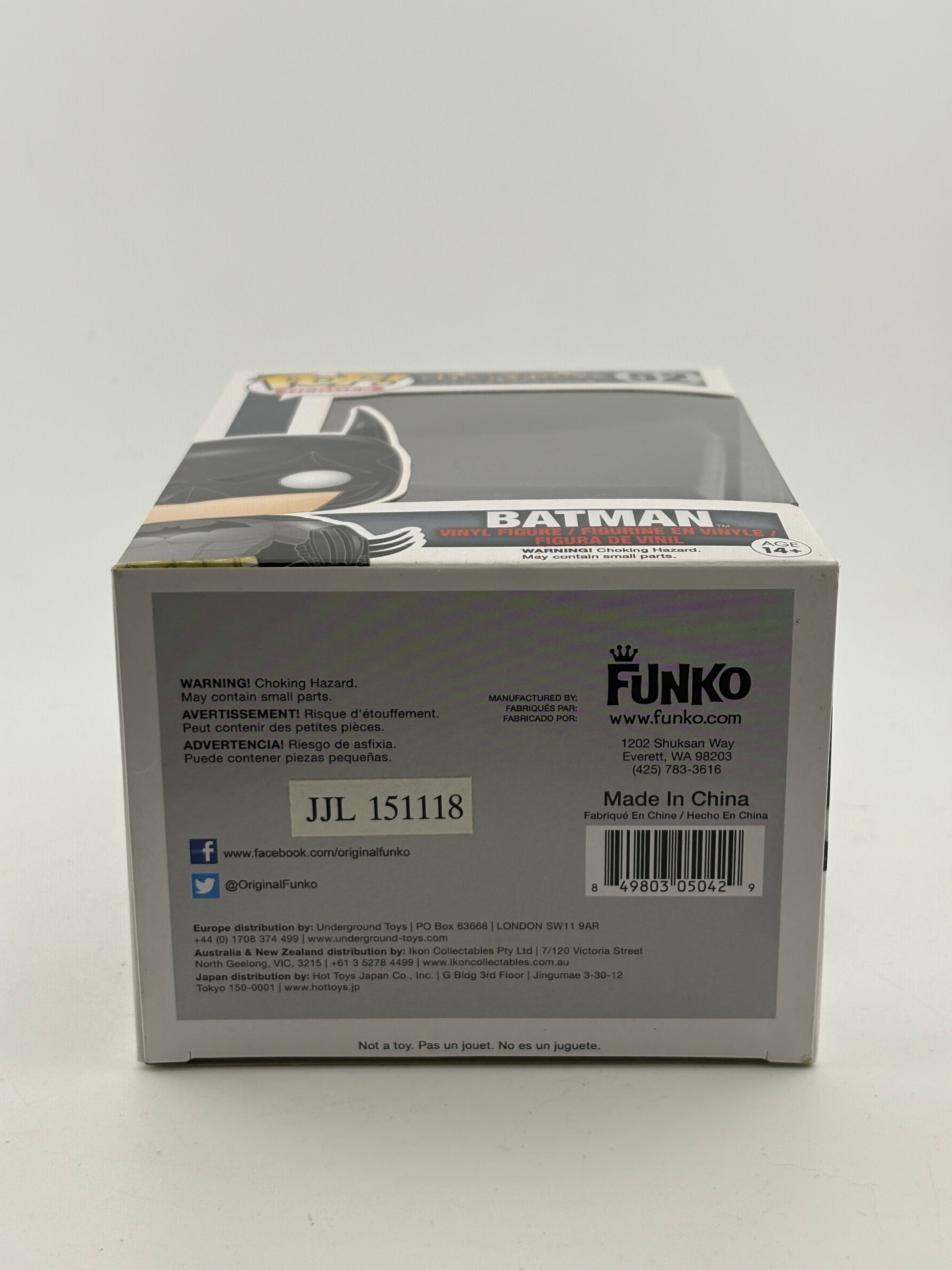 Funko POP! Heroes Batman Arkham Asylum #52 Batman Vinyl Figure FRENLY BRICKS - Open 7 Days
