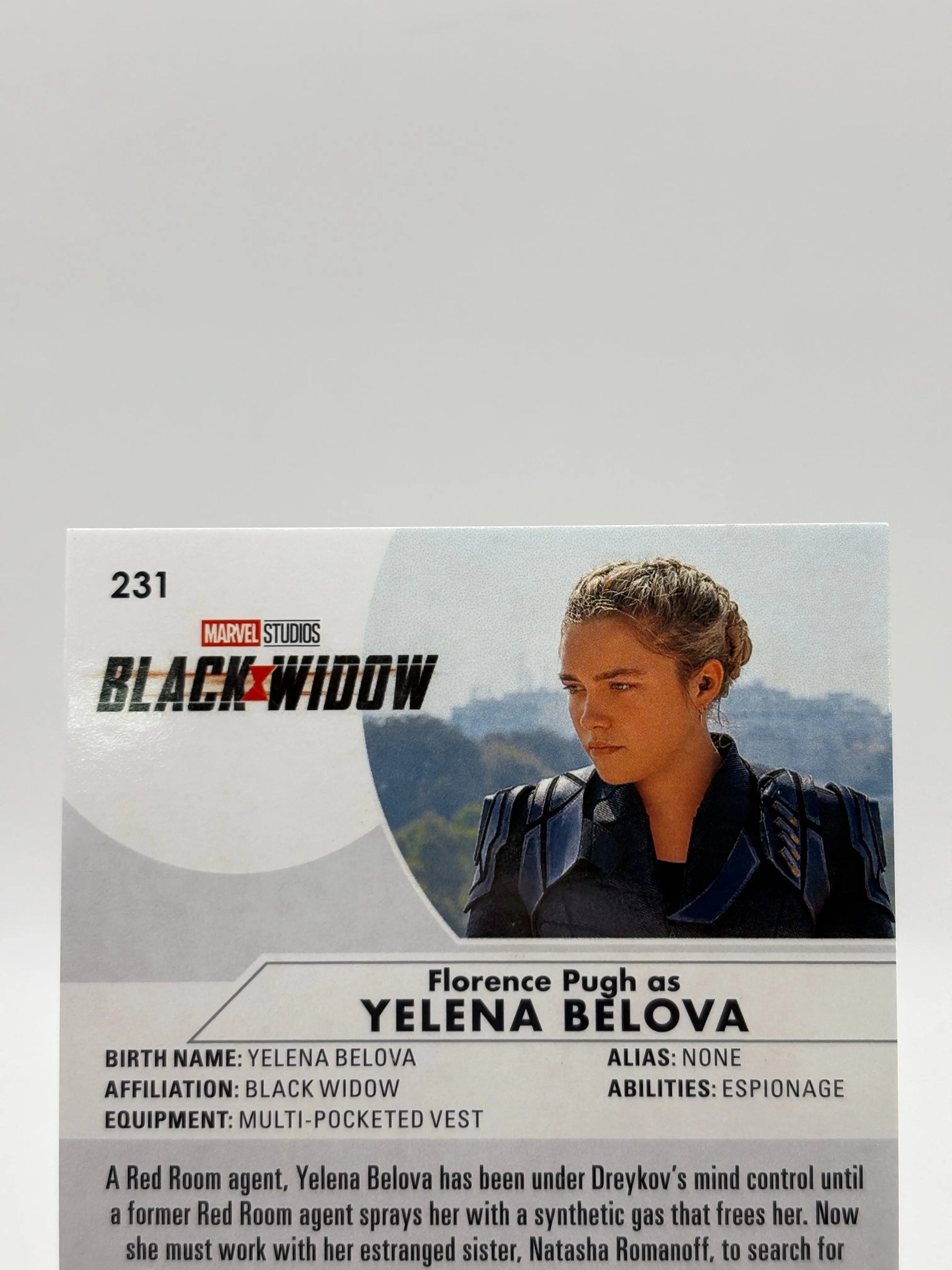 2024 Upper Deck Marvel Studios Series 2 Florence Pugh Yelena Belova Outburst Silver FRENLY BRICKS - Open 7 Days