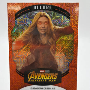 2022 Upper Deck Marvel Allure Sunrise Elizabeth Olsen As Wanda Maximoff #81 FRENLY BRICKS - Open 7 Days