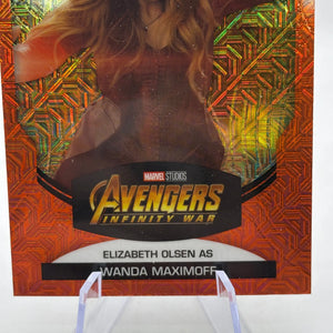 2022 Upper Deck Marvel Allure Sunrise Elizabeth Olsen As Wanda Maximoff #81 FRENLY BRICKS - Open 7 Days