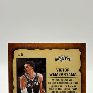 2023-24 Panini Mosaic - #5 Victor Wembanyama Notoriety Green Mosaic ROOKIE /75 FRENLY BRICKS - Open 7 Days