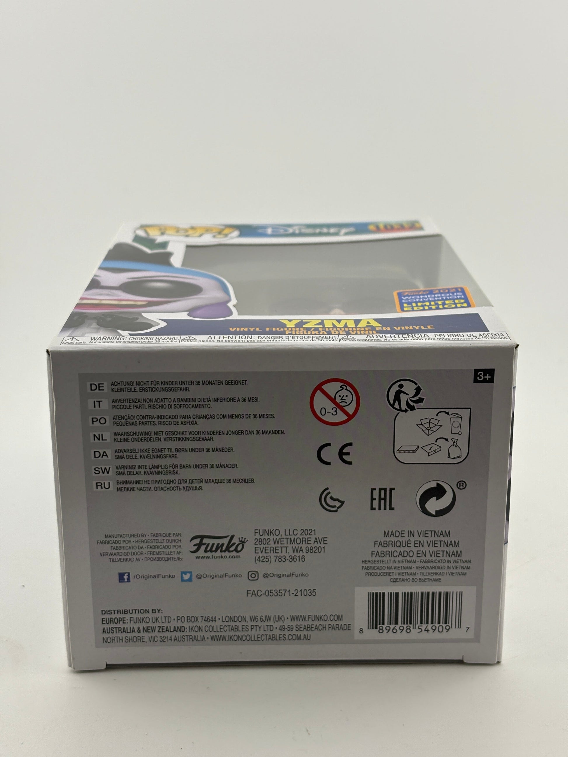 Funko POP! Disney #1032 Yzma 2021 Wondrous Convention Limited FRENLY BRICKS - Open 7 Days