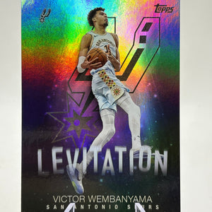 2025-26 Topps Basketball - #L-10 Victory Wembanyama Levitation Insert Silver FRENLY BRICKS - Open 7 Days