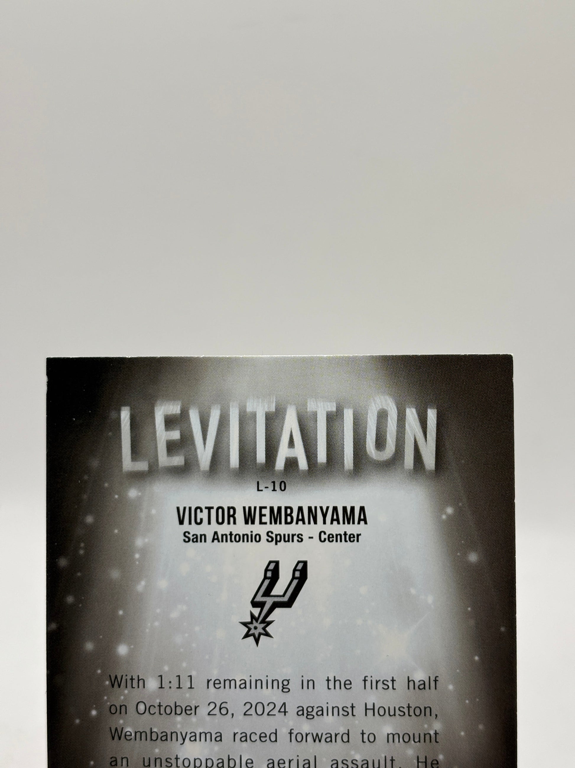 2025-26 Topps Basketball - #L-10 Victory Wembanyama Levitation Insert Silver FRENLY BRICKS - Open 7 Days